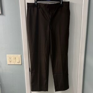 Stafford Dark Brown Dress Pants